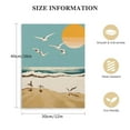 thumbnail image 2 of Wuche Boho Sun Canvas Wall Art Abstract Blue Sea Sunset And Sunrise Picture Abstract Beach Wall Art Prints Beach Waves And Bird Wall Art Abstract Ocean Waves Poster Boho Minimalist Line Art, 2 of 5