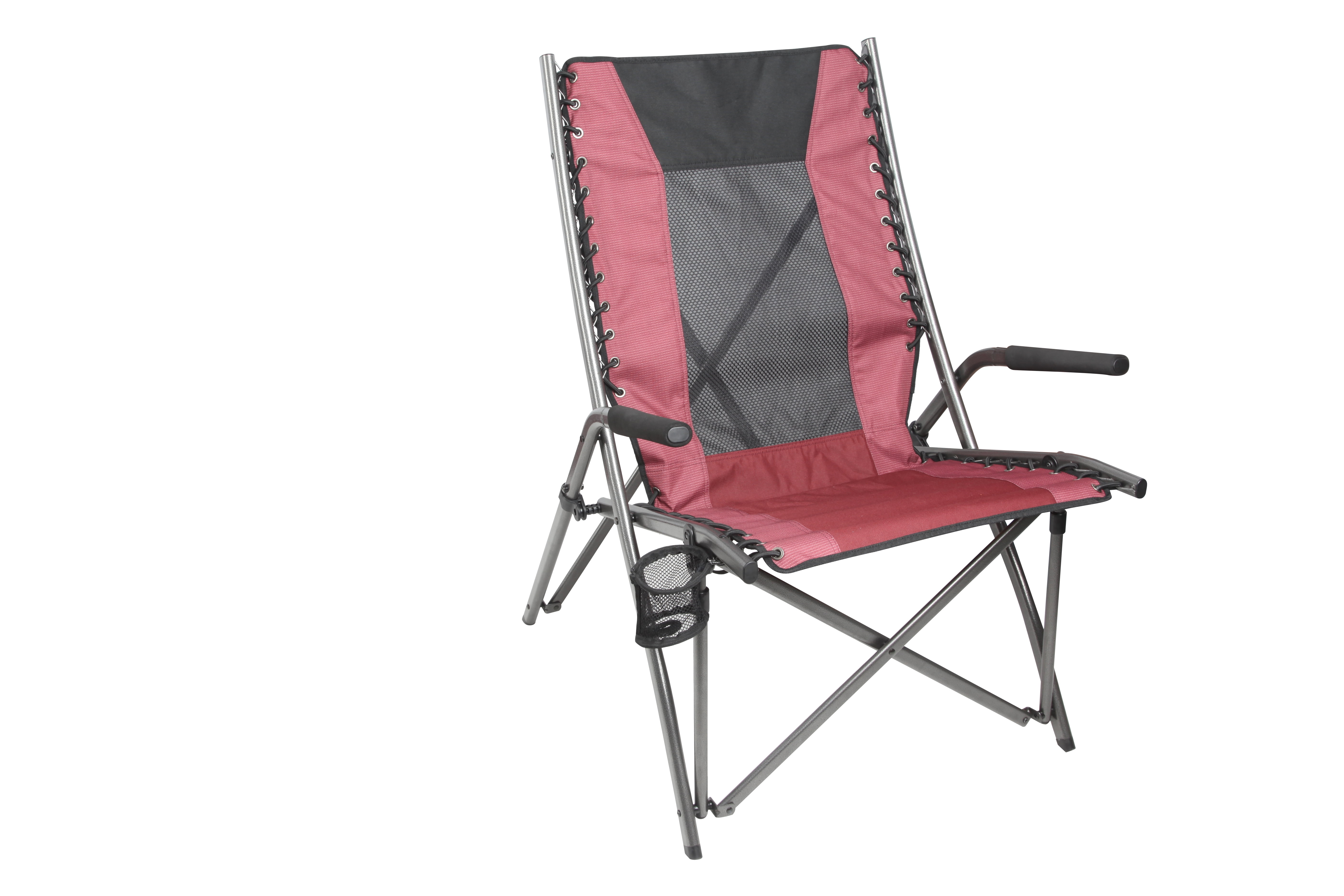 Ozark trail bungee mesh high back chair with swivel cup holder deals