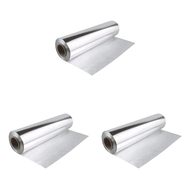 1 Papel Aluminio Desechable Alimentaria 12 2x1 65 Pulgadas para Almacenar Alimentos (15mm)