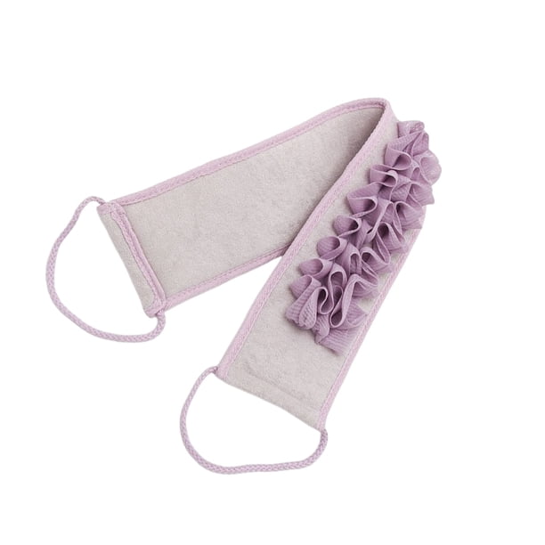 Cateissary Depurador de baño, depuradores de piel, paño de para el hogar, cuidado Personal para mujeres y hombres, cinturón exfoliante Suministros de limpieza para el hogar Púrpura