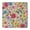 Pioneer Flower Floral, variant on Pioneer Flower Floral Print Pattern Square Fitted Tablecloth with Elastic Edge,Square Table Cover,Washable Elastic Table Cover for Home Kitchen Party Decor 34"x34"