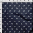 thumbnail image 3 of oneOone Silk Tabby Fabric Elephant Block Print Fabric By Yard 42 Inch Wide, 3 of 4