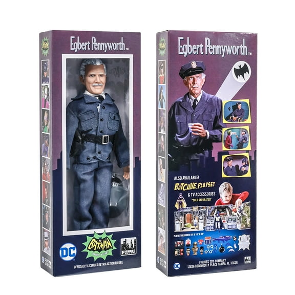 Batman Classic TV Series Boxed 8 Inch Action Figures: Egbert Pennyworth