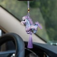 thumbnail image 7 of Viflosae Key Chains Key Ring Year Beautiful Ponies Ornament ChineseStyle Car Accessory Tassel-Decorated Plushy Pendant Year Of The Horses Gift, 7 of 7
