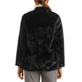 thumbnail image 3 of INSPIRE CHIC Faux Fur Coat for Women's with Pockets Long Sleeve Open Front Fluffy Jackets, 3 of 4