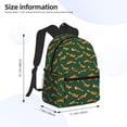 thumbnail image 5 of Gukieu Cartoon Fox 1 Print Backpack, Waterproof Backpack with Adjustable Shoulder Straps, Suitable for Campus, Business, Travel, Unisex, 5 of 6