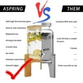thumbnail image 6 of L'ÉPICÉA 1.3/2 Gallon Glass Drink Dispenser with Stand, 5/8 L Beverage Dispenser for Party, Stainless Spigot, 6 of 8