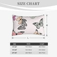 thumbnail image 4 of Balery Beautiful Butterfly Bedding Queen Pillow Cases - Envelope Closure - Soft Brushed Microfiber Fabric - Shrinkage and Fade Resistant Pillow Cases-14"x20", 4 of 6