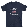 thumbnail image 1 of Laurel Mississippi Patriot Men's Cotton T-Shirt, 1 of 1