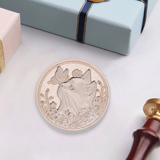 Cabeza De Sello Serie Animal Stamp Head 3D Relief Copper Head para tarjeta de boda (TQ11)