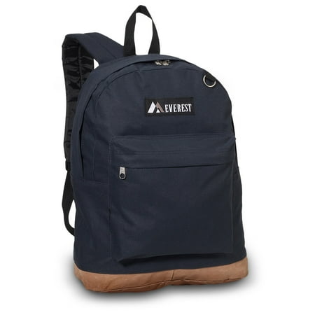 Everest Suede Bottom Backpack, Navy