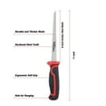 thumbnail image 4 of Hyper Tough Drywall Jab Saw, 6-inch Carbon Steel Blade, Comfort Grip Handsaw, 4 of 14