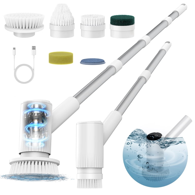 Airrobo BC200 Cordless Electric Spin Scrubber with Extension Handle photo 1