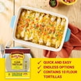thumbnail image 4 of (2 pack) Old El Paso Flour Tortillas for Soft Tacos and Fajitas, Meal Prep, 10 Count, 8.2 oz, 4 of 13