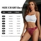 thumbnail image 5 of Balery Abstract Red Marble Tangas de Algodón para Mujer con Estampado – Ropa Interior Sexy, Transpirable, G-string-Large, 5 of 6
