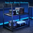 thumbnail image 3 of Sofanext 53 inch Reversible L Shaped Desk with 3 Drawers, Computer Gaming Desk with Power Outlets & USB Ports, Monitor Stand for Home Office, Corner Desk with Large Storage Space, Modern Black, 3 of 10