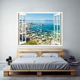 thumbnail image 2 of IDEA4WALL Wall Murals Fake White Window with Stones in the Lake Removable Wallpaper Peel and Stick Wall Stickers - 24x32 inches, 2 of 4