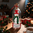 thumbnail image 4 of Recordable Message in A Bottle Christmas Ornament, Snowman Keepsake with Voice Playback, Glass Bottle Holiday Home Decor with Cork, 4 of 4