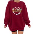 thumbnail image 1 of Ichuanyi liquidación de la moda femenina otoño halloween flores impresión de helado deportivo ICHUANYI WER202308180941, 1 of 4
