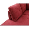 thumbnail image 3 of Monica 3 Piece Left Facing Sectional Sofa Set With Ottoman, 3 of 5