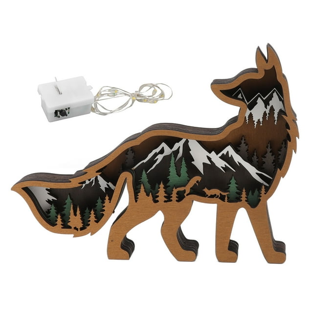 Artesanías de decoración del hogar, estatua de animal de madera, adorno de mesa de animales de boj, estatua de animal de madera construida para precisión Jadeshay A