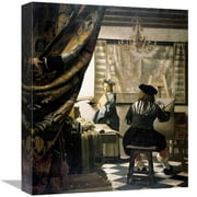 16 in. The Artists Studio Art Print - Johannes Vermeer