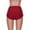 Red, variant on Women's High Waisted Swim Bottom Ruched Bikini Tankini Swimsuit Briefs Blue,L