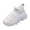 White, variant on Gyujnb Boys and Girls Luminous Knit Sock Sneakers Thick Sole Light up Casual Shoes (Unisex),12-18 Months