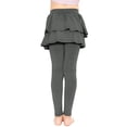 thumbnail image 3 of Stretch Is Comfort Girl's Oh so Soft Ruffle Tutu Skirt w. Built-in Leggings| Child Size 4- 14, 3 of 6