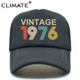 thumbnail image 1 of CLIMATE Vintage 1978 Cap 1978 Vintage Trucker Cap Men Retro 40th Birthday Gift Baseball Caps Black Cool Trucker Caps Hat for MenFits 55to58cm Head Gao Jinjia LED, 1 of 2