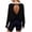 Black, variant on Loose Oversize Round Neck Long-Sleeve Thumb Cover Solid Color Backless Top for Women Casual Daily Blouse Women's Soft Breathable Comfortable Shirt