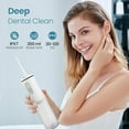 thumbnail image 4 of Water Flosser, Cordless Oral Irrigator, 4 Modes, 8 Tips, IPX7 Waterproof, 200ml, White, 4 of 8