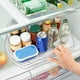 thumbnail image 5 of Plato giratorio para refrigerador, organizador de plato giratorio cuadrado para gabinete de refrigerador, despensa, paquete de 1, transparente, 5 of 6