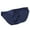 Dark Blue, variant on U Convex Solid Color Seamless Men Briefs Ice Silk Mid-Waist Male Underwear