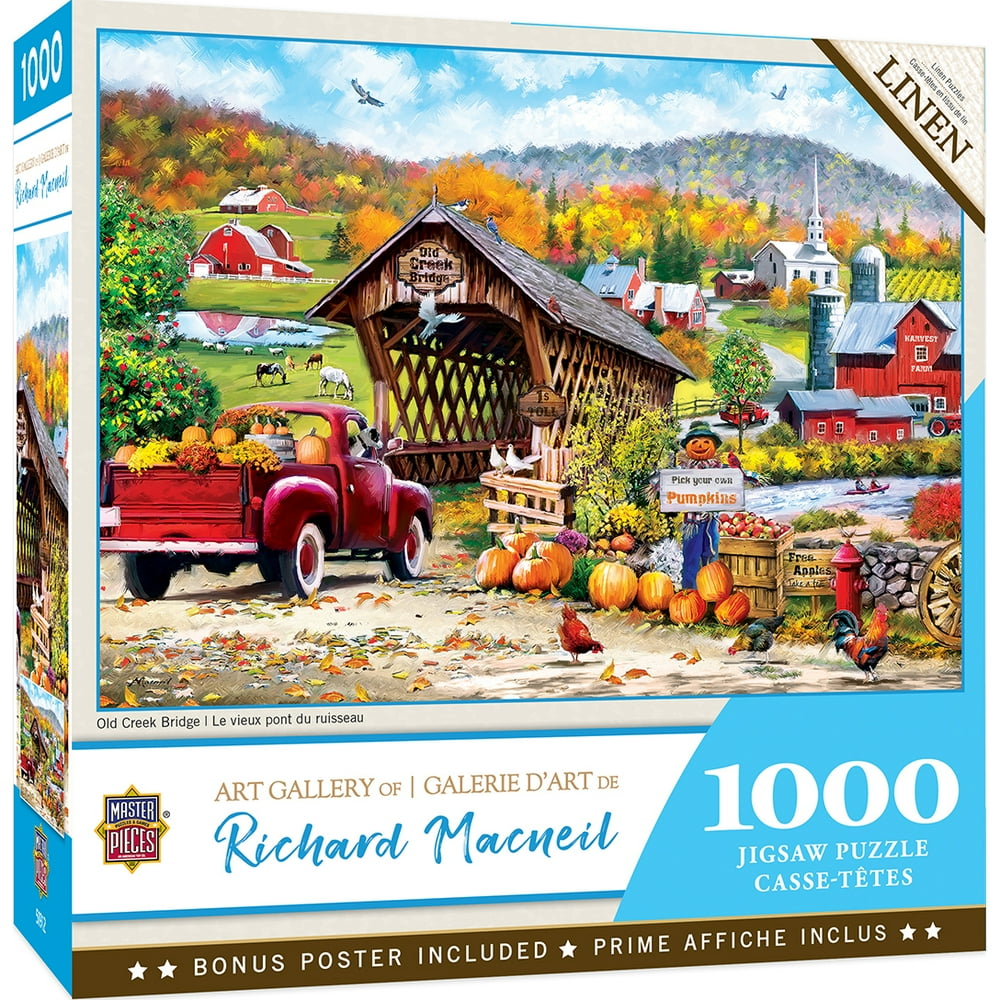 MasterPieces Art Gallery Collection Old Creek Bridge 1000 Pieces