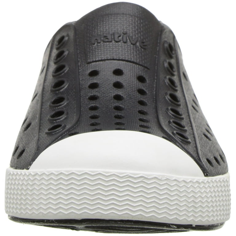 Native Jefferson Kids/Junior Shoes - Jiffy Black/Shell White - C6