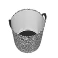 thumbnail image 3 of Balery Weave Geometric Round Laundry Basket with Handles Waterproof Freestanding Laundry Hamper for Clothes Toys in the Dorm and Family-Small, 3 of 8