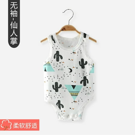 

QWZNDZGR Baby Fart Wrap Summer Thin Newborn Baby Clothes Short Sleeve Romper Triangle Climbing Baby Bodysuit Outdoor Clothes