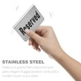 thumbnail image 3 of 1pc Stainless Steel Reserved Restaurant Reserved Sign Party Supply, 3 of 8