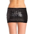 thumbnail image 2 of Be Wicked  BW1677 Sexy Sequin Micro Skirt L / Gold, 2 of 2