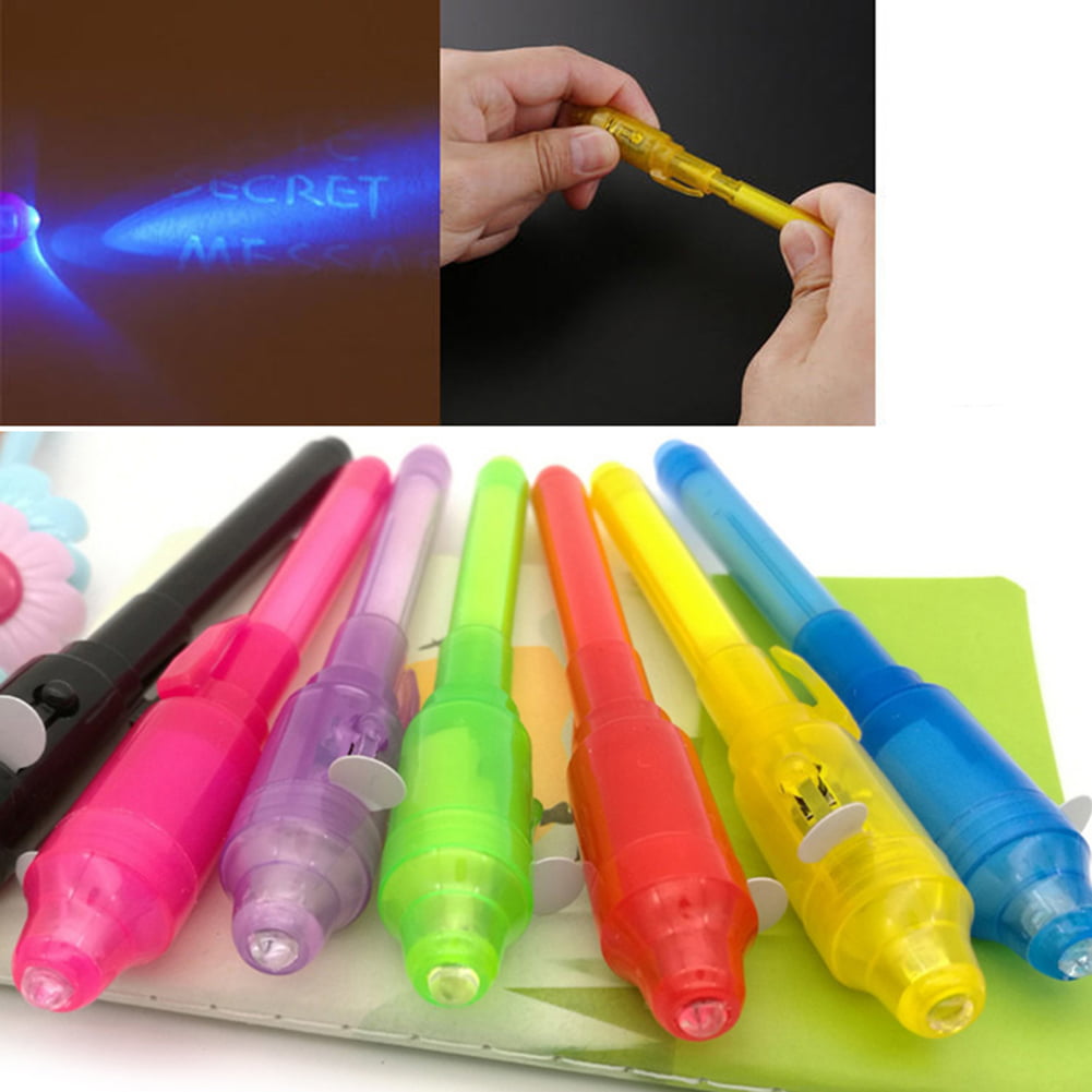 Buy Wholesale China 3 In 1 Uv Light Markers Invisible Ink Magic Secret  Message Pen Fancy Stationery Promotion Stationery & Uv Marker With Light at  USD 0.41