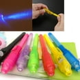 thumbnail image 3 of HEVIRGO Invisible Ink Pen Built in UV Light Magic Marker Gift Student School Stationery,Blue, 3 of 10