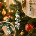 thumbnail image 3 of Szubyfq Christmas Snowman Hanging Ornaments 3.15 Inch, Reusable Shatterproof Xmas Decorations, Lovely Snowman Christmas Hanging Decor for Xmas Tree, Car, Home, Christmas Gift, Christmas Decoration, 3 of 5