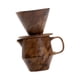 thumbnail image 5 of Juego de cafetera de vertido manual, juego de gotero de café reutilizable de cerámica para restaurante, hotel y camping, 5 of 9