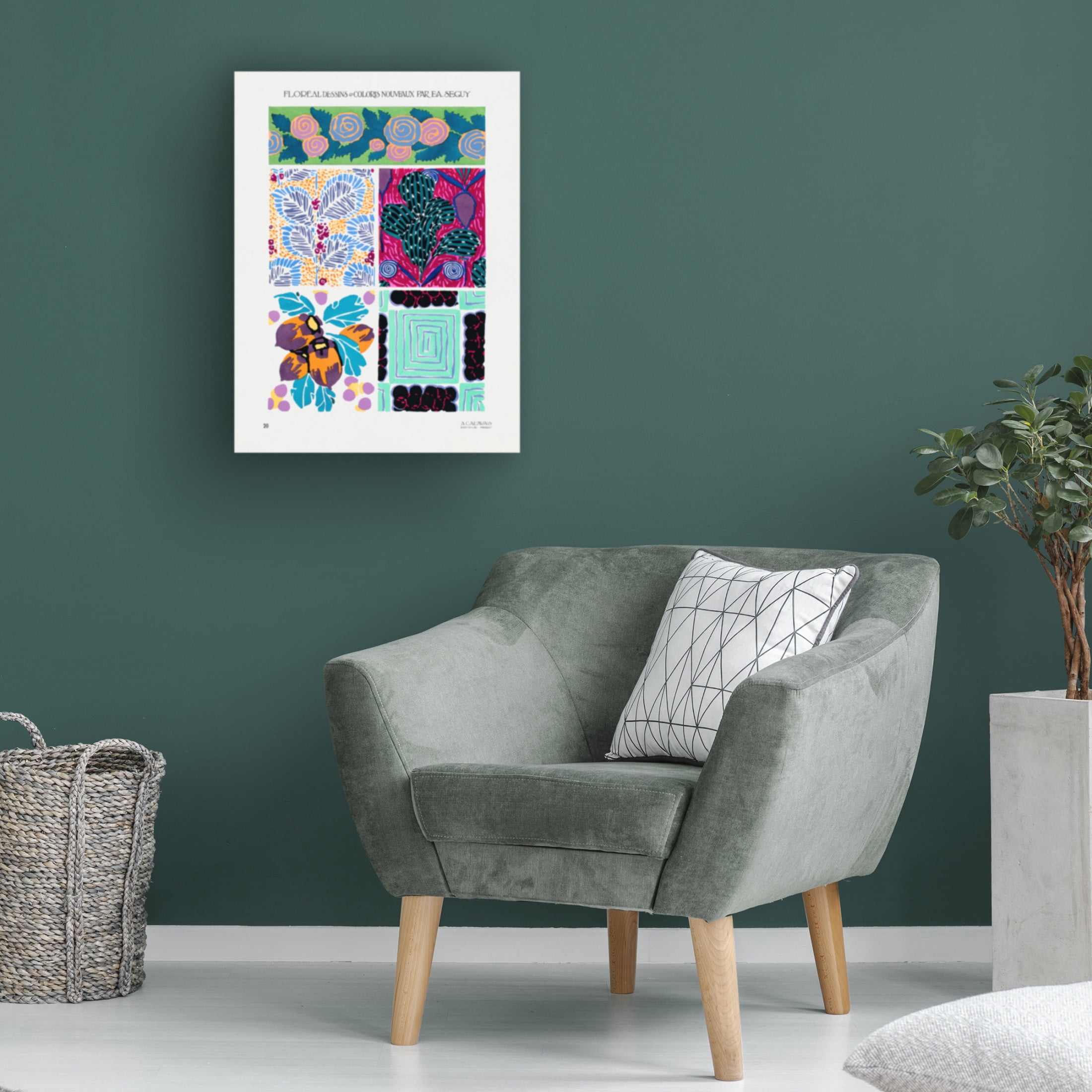 Trademark Fine Art Pictufy   Pattern 20 Canvas Wall Art