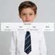 thumbnail image 3 of Odeerbi Niños Niñas Pre-Atado Corbata A Rayas Correa Elástica Ajustable Corbata Uniforme de La Escuela Accesorio, 3 of 6