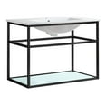 thumbnail image 4 of Pierre 30 Single, Open Shelf, Gold Metal Frame Bathroom Vanity, 4 of 7