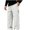 White-pants, variant on Men Lightweight Hiking Pants with Zip Pockets Outdoor Drawstring Winter Fall Fashion Elastic Waist Cargo Pants Trendy Camping Workout Sports Casual Trousers L