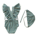 thumbnail image 4 of Teen Girls Swimsuit One Piece Bathing Suits Sleeveless Ruffle Bathing Suits For Girls XXL Girls Clothing, 4 of 4