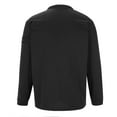 thumbnail image 6 of ZCFZJW Mens Long Sleeve Stand Collar Pullover Sweatshirts Casual 1/4 Zip up Solid Color Athletic Workout Sweatshirt Tops with Chest Zipper Pocket Black M, 6 of 7